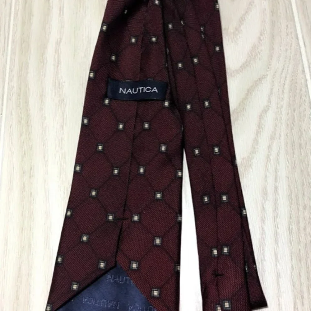 Nautica 100% Imported Silk Neck Tie Classic Design